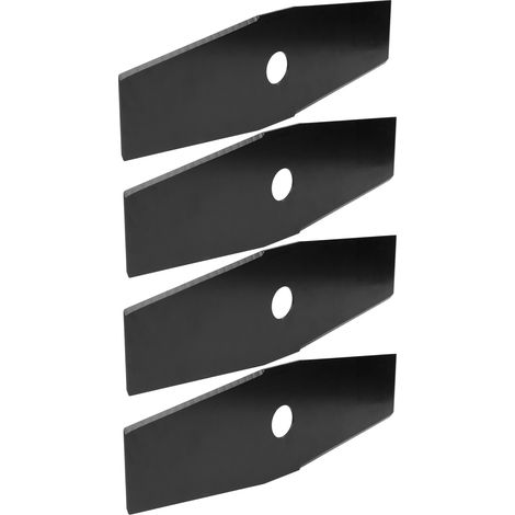 4 Stück 12-Zoll-Rasenmäher-Freischneiderklingen, schwarze Gartenrasentrimmer-Sägeklingen, Zubehör (1/5)