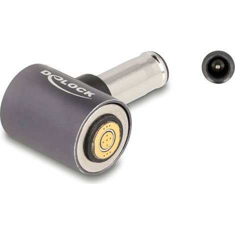 Delock Adaptador para cable de carga de portÃ¡til de 5,5 x 2,1 mm macho a conector magnÃ©tico de 8 pines