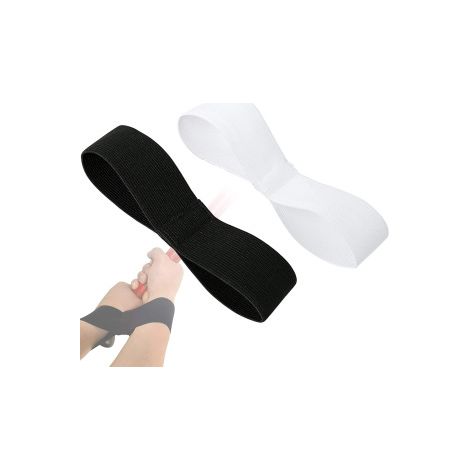 Bande d'Entraînement de Swing de Baseball, Équipement de Frappe pour Softball, Outil d'Aide à l'Exercice de Frappe, 5 Bandes Noires + 5 Bandes Blanches (1/5)