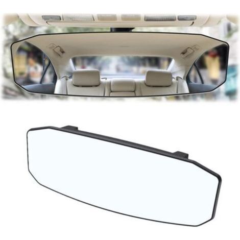 Retroviseur Interieur Voiture, Intérieur de Voiture Rétroviseur Remplacement Panoramique, Grand Angle Rétroviseur Miroir Auto Intérieur Voiture Anti-éblouissement Vue Arrière Miroir(Petit) (1/5)