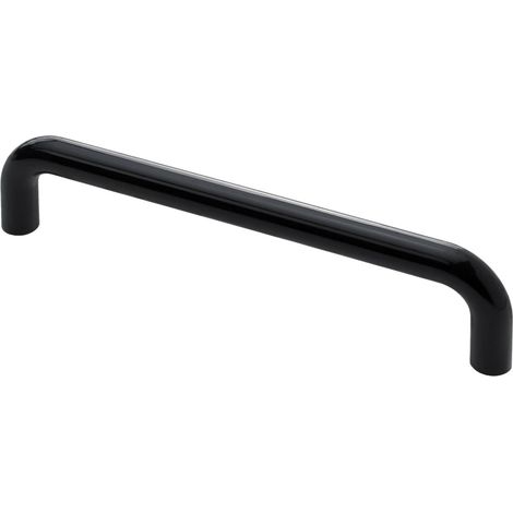 Hettich Möbelgriff Kunststoff schwarz 10,0 x 138,0 x 34,5 mm- 1 Stück Möbelgriffe