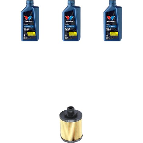Kit filtro olio e 3L compatibile con Fiat Doblo 1.3 JTD Multijet 16v 51kw dal 2004 (1/5)
