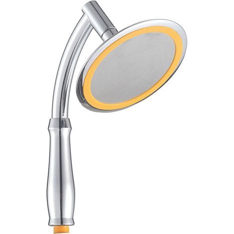 6-Zoll-Hochdruck-Duschkopf, G1/2-Handbrausekopf, 360° drehbar, verstellbarer Badezimmer-Brausekopf (1/5)