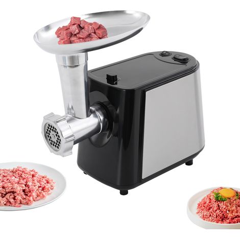 Hachoir à Viande Électrique 350W - 3 Grilles (0,3/0,5/0,7cm), Fonction Reverse Anti-blocage, Lames Inox - Capacité 1-1,5kg/min - Pour Boulettes, Saucisses, Farces (1/5)