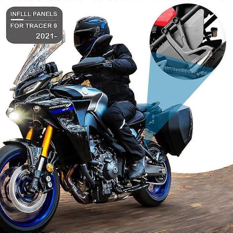 Spritzschutz-Einsätze für Beifahrersitz, Fußstützenhalterung, Fußpedalhalterung, Kotflügel für Yamaha Tracer 9 Tracer9 2022 ---