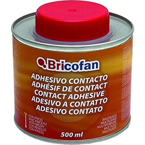 Pot de Colle Contact Bricofan avec Pinceau (500ml)