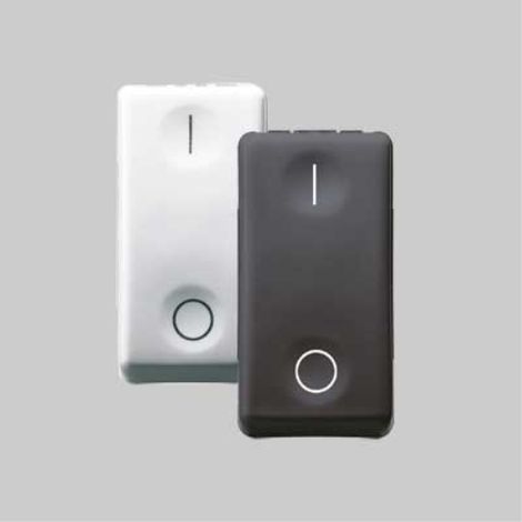 Interruttore bipolare 'sistem' 16ax 250v - bianco GEWISS