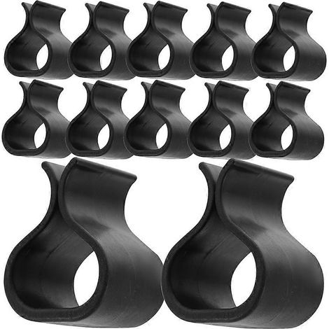 Connecteur de meubles en rotin à clip pour canapé afin d'empêcher le mouvement, assemblage de meubles modulaires, bandes de rotin en plastique 2,4×2×1,6 pouces, 24 pièces. (1/5)