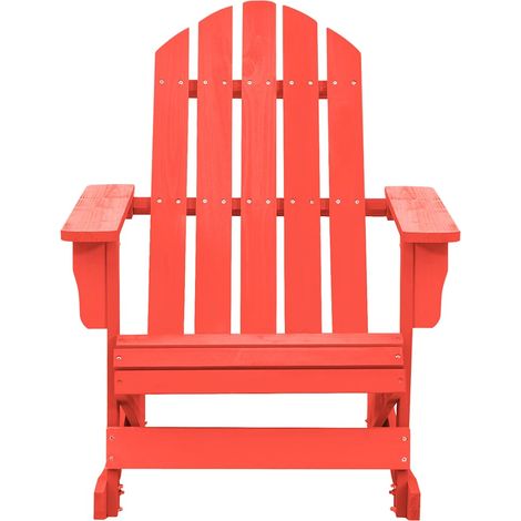 Sedia Giardino Sedute da esterno Adirondack in Legno Massello di Abete Rossa (1/3)