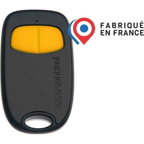 scs-sentinel SimplyControl Fernbedienung gelb 2 Kanäle (1/3)