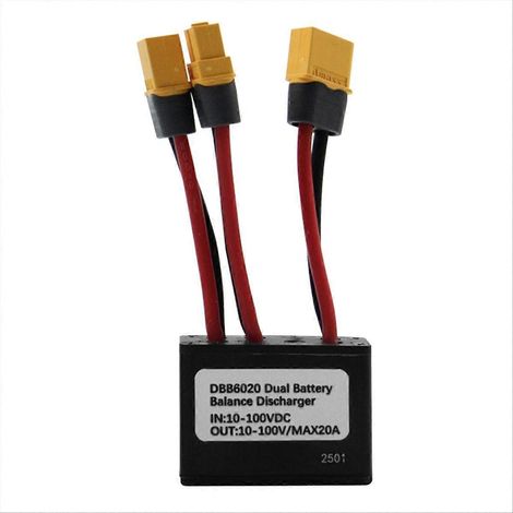 Module de décharge équilibrée pour double batterie de vélo électrique, compatible avec les batteries de 10 V à 100 V max. (1/5)