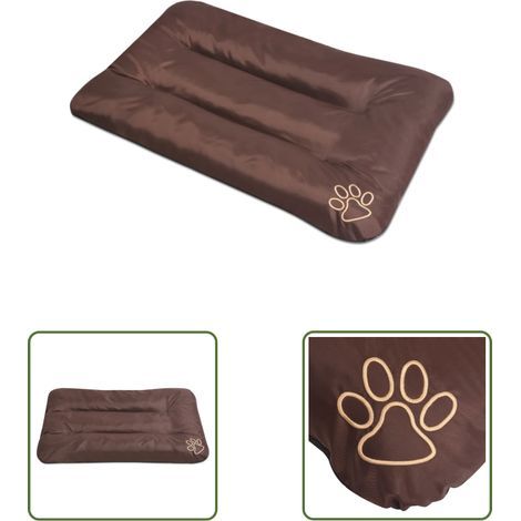 Matelas pour chiens 100 cm marron