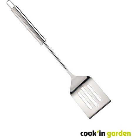 Langer Pfannenwender – Edelstahl – Für Grill und Grillplatte-Cook in Garden