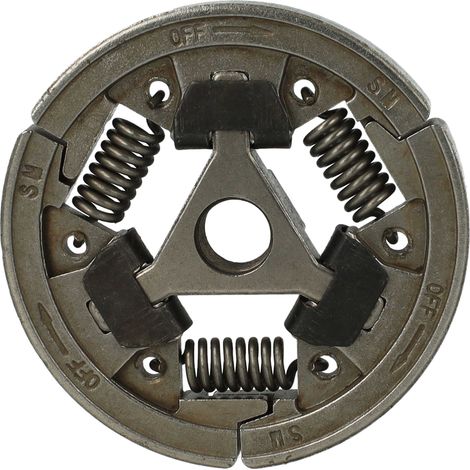 vhbw Frizione centrifuga compatibile con Stihl TS420 motosega - ferro / acciaio 65Mn, 7,4 cm diametro, 1,6 cm spessore, 175 g