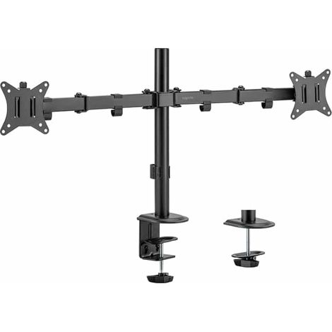 LOGILINK Monitorhalterung BP0172 2fach 17-32, Aluminium (1/5)
