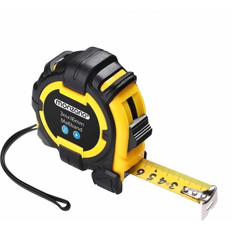 Nastro di misurazione 3m x 16mm funzione di bloccaggio durevole 223009743 223009743 (1/5)