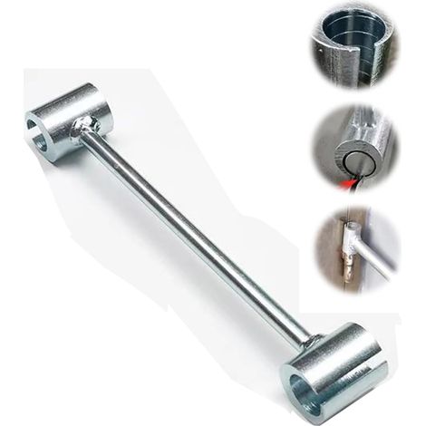 Outil de réglage de charnière de porte 1 pièce, clé réglable pour écart de charnière, outil de réparation de charnière de porte (8-19 mm) (1/5)