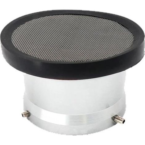 Carburateur Filtre À Air De Moto 50 Mm en Alliage avec Maille Guaze pour PWK 21/24/26/28/30 Mm PE28/30 Mm Carburateur Carburatore(Argent)