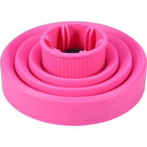 Couvercle diffuseur pliable pour sèche-cheveux - Accessoire coiffure rose (1/5)