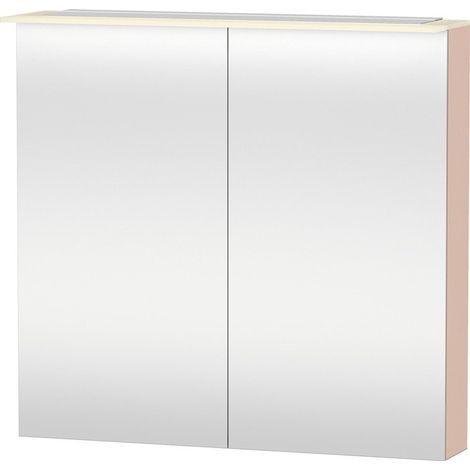 Armoire miroir Duravit X-LARGE 138x800x760mm abricot peral soie matte