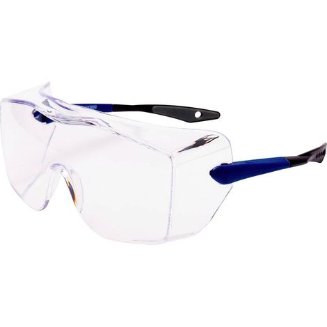 3M AOSAFETYOX OX3000B Occhiali di protezione Blu, Nero EN 166-1 DIN 166-1 (1/5)