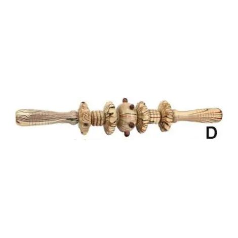 Masseur abdominal en bois à 9 roues, rouleau de massage central multifonctionnel pour la relaxation musculaire, outil corporel, ceinture de massage anti-cellulite-AquaForge
