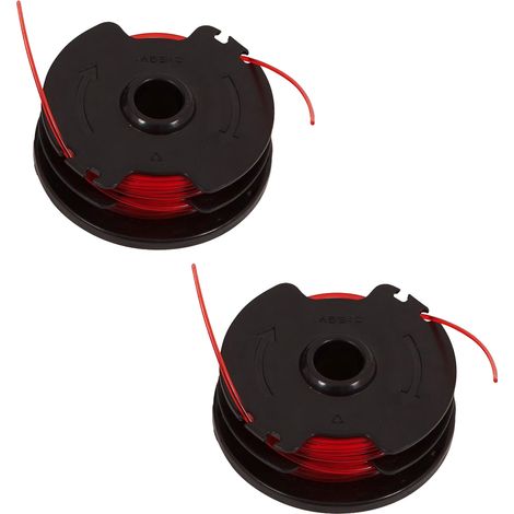 Fadenspule 2er Pack, Ersatzspulen mit jeweils 2 x 3 m Faden, passend für Parkside Rasentrimmer PRT 550 A1 - LIDL IAN 311404