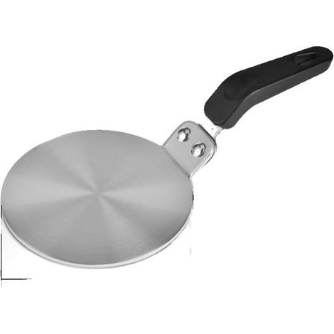 Répartiteur de chaleur de 12,7 cm et plaque d'adaptation à induction pour cuisinières à gaz et machines à expresso, accessoire universel pour ustensiles de cuisine (1/5)