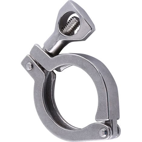 Collier de serrage Tri Clamp Clover robuste de 1,5 pouce en acier inoxydable (virole Tri Clamp 50,5 mm) (1/5)