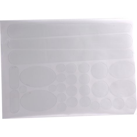 Kit de protection d'autocollant de base et de cadre pour vélos, Film de décoration transparent (1/2)