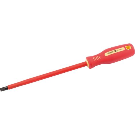 Draper 8mm x 200mm Fully Insulated Plain Slot Screwdriver. (54273) (1/5)