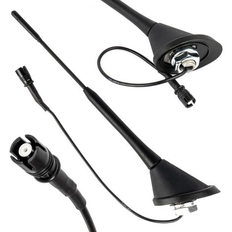 Antena universal para coche con mástil y amplificador raku-2 ANT10 amio-04154 (1/5)