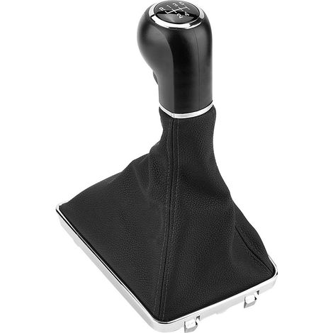 Ej.Life Schaltknauf Schaltsack Schaltknauf Schutz Ersatz 5 Gang Schaltknauf Gamaschenmanschettenabdeckung für Astra Corsa GTC 05-10 (1/5)