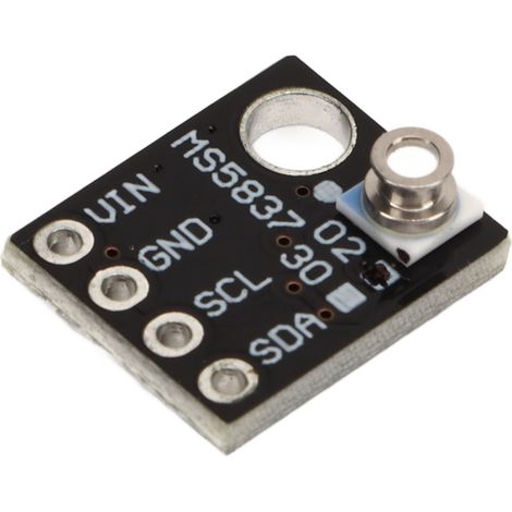 Capteur de pression gaz-liquide GY MS5837, résolution 0,2 mbar, 24 bits, conversion rapide 300 à 1200 mbar (1/5)