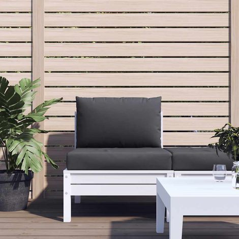 Coussins de palette lot de 2 anthracite tissu oxford (1/5)