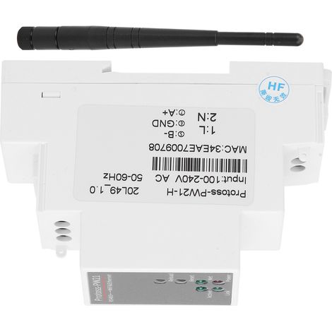 Passerelle RS485 vers WiFi/Ethernet Serveur Série IP avec Antenne PW21-H, Alimentation 100-240V AC (1/5)