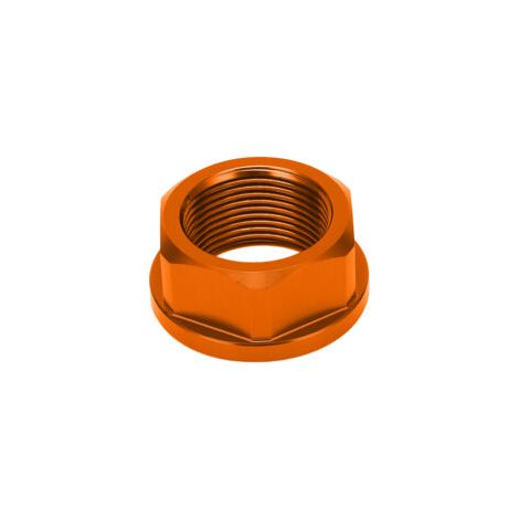 Écrou d'Axe de Roue Arrière M25 61010086000 - EINNENFFER - Remplacement pour Husqvarna FC/FX/TC/TX 125-450 Orange