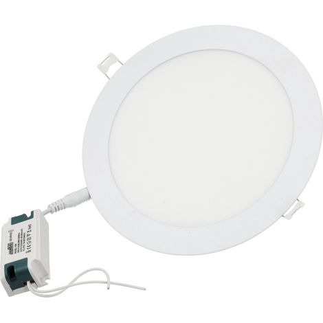 Jandei Downlight led 15W slim extrafino 3000ºK redondo empotrar encastrar blanco ÿ190x13 mm orificio de montaje ÿ170 mm ángulo de apertura de 120º