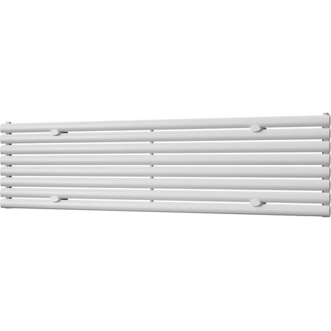 Omeara Axis - White Horizontal Radiator H464mm x W1800mm Single Panel (1/3)