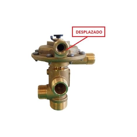 Valvula 3 vias Hergom ARCA tipo F rosca DESPLAZADA