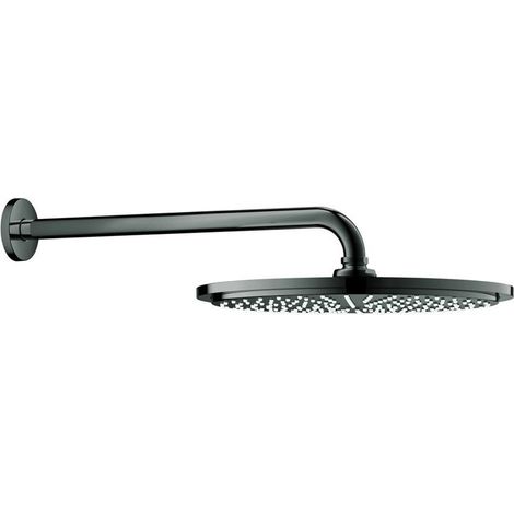 Grohe Rainshower Cosmopolitan 310 Conjunto de ducha con brazo mural 380 mm, 1 chorro Anthracite, 26066A00
