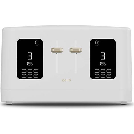 Cello 4 Slice Digital Toaster White (1/4)
