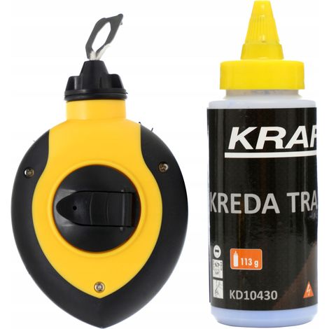 Línea de tiza para albañiles + tiza 113G (1/5)
