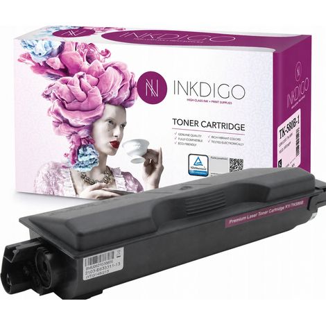 Toner Inkdigo TK580K compatibile con Kyocera ecosys P6021cdn FS-C5150DN, certificato TÜV. (1/5)