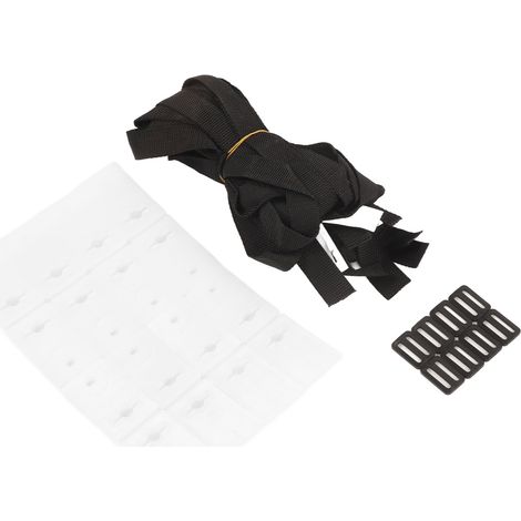 Kit de fixation pour enrouleur de couverture solaire de piscine (8 pièces) avec plaques de fixation et boucles (1/5)