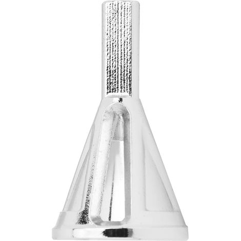 Lame d'ébavurage extérieure en acier à matrice, manche triangulaire argenté, outil de façonnage pour enlever les bavures (1/5)