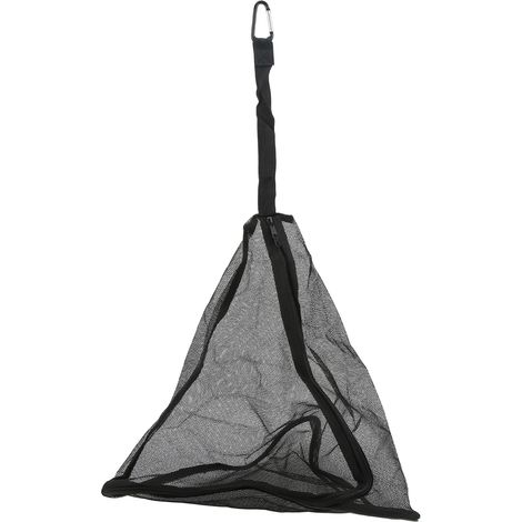 Hängendes dreieckiges Aufbewahrungsnetz für Camping, ideal zur Aufbewahrung von Geschirr, Lebensmitteln und Gemüse (L 36 cm). (1/5)