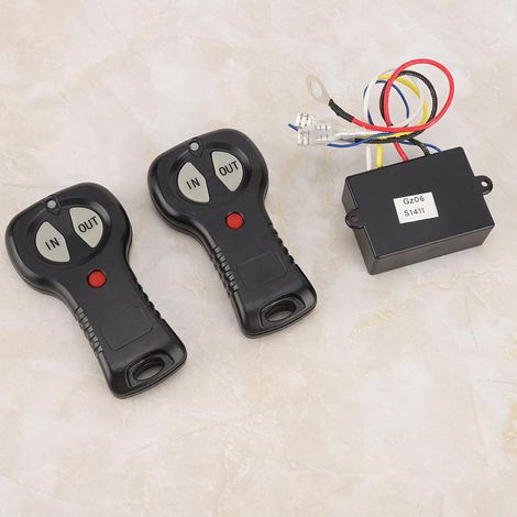Télécommande universelle sans fil 12V pour treuil de voiture et camion - Kit de contrôle 1 paire (1/4)