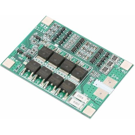 Panneau de Protection de Batterie, Carte de Protection de Batterie au Lithium PCB BMS de 3S 12V 40A avec le Chargement de Balance Panneau de Protection de Court-circuit