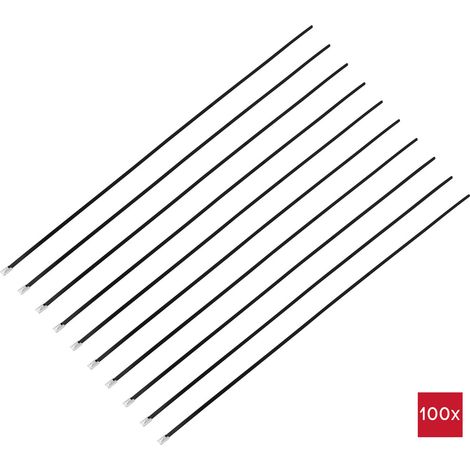 TRU COMPONENTS TC-12656604 Stahlkabelbinder 520 mm 4.6 mm AISI 316 mit Beschichtung 100 St. (1/2)